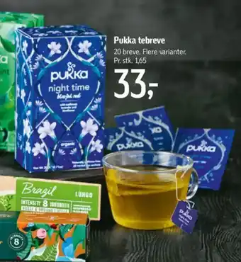 Føtex Pukka tebreve tilbud