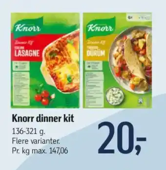 Føtex Knorr dinner kit tilbud