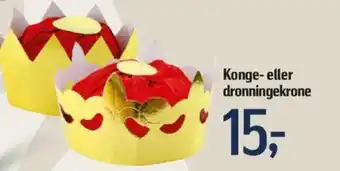 Føtex Konge- eller dronningekrone tilbud