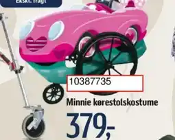 Føtex Minnie kørestolskostume tilbud