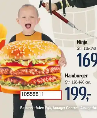 Føtex HamburgerHamburger Str. 128-140 cm. . tilbud