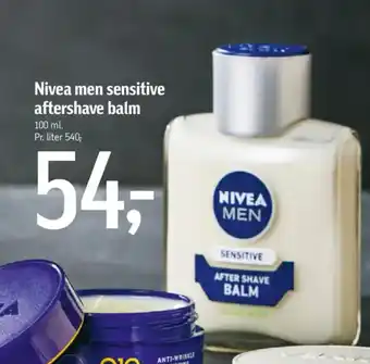 Føtex Nivea men sensitive aftershave balm tilbud