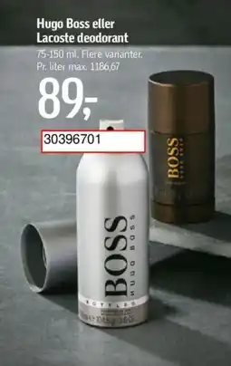 Føtex Hugo Boss eller Lacoste deodorant tilbud