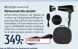 Føtex REVLON REMINGTON Hårtørrersæt eller airstyler tilbud