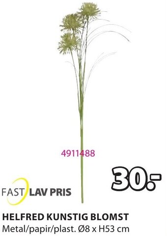 JYSK Helfred Kunstig Blomst tilbud