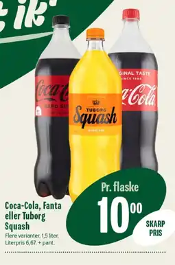 Min Købmand Coca-Cola, Fanta eller Tuborg Squash tilbud