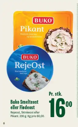 Min Købmand BUKO Smelteost eller Flødeost tilbud