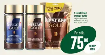 Min Købmand Nescafé Gold Instant Kaffe tilbud