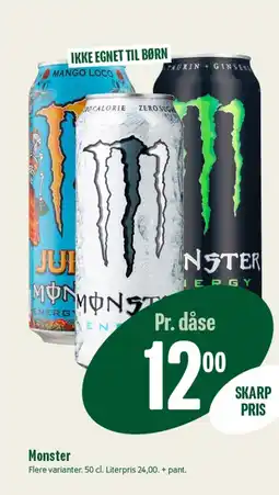 Min Købmand MONSTER tilbud