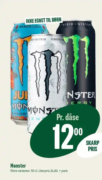 Min Købmand MONSTER tilbud