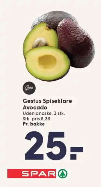 SPAR Gestus Spiseklare Avocado tilbud