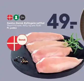 SPAR Gestus Dansk Kyllingebrystfilet tilbud