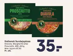 SPAR Italiensk Surdejspizza tilbud