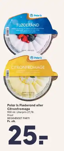 SPAR Polar Is Fløderand eller Citronfromage tilbud