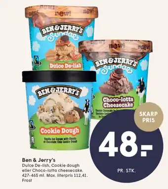 SPAR BEN &JERRY'S tilbud