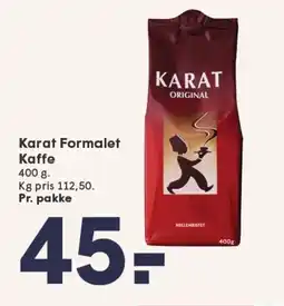 SPAR KARAT Formalet Kaffe tilbud