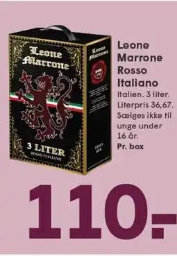 SPAR Leone Marrone Rosso Italiano tilbud