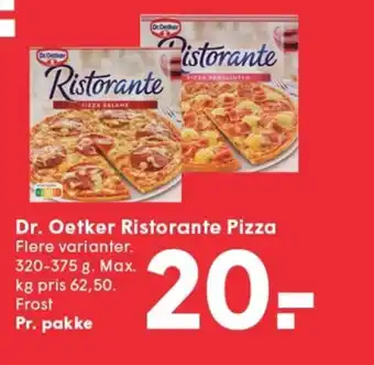 SPAR Dr. Oetker Ristorante Pizza tilbud