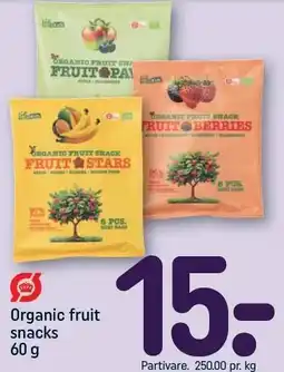 REMA 1000 Organic fruit snacks tilbud