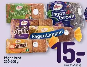 REMA 1000 Pågen brød tilbud