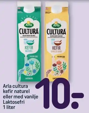 REMA 1000 Arla cultura kefir naturel eller med vanilje tilbud