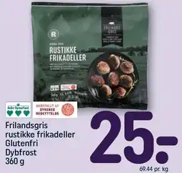 REMA 1000 Frilandsgris rustikke frikadeller tilbud