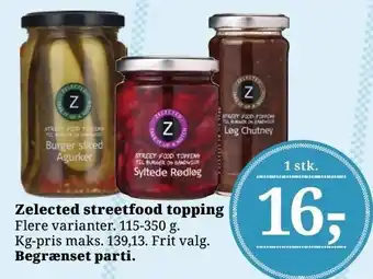 Dagli'Brugsen Zelected streetfood topping tilbud