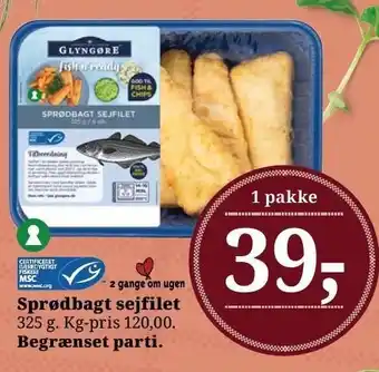 Dagli'Brugsen Sprødbagt sejfilet tilbud