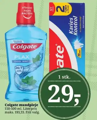 Dagli'Brugsen Colgate mundpleje tilbud