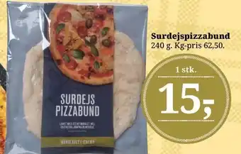 Dagli'Brugsen Surdejspizzabund tilbud