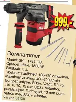 Harald Nyborg SKIL Borehammer tilbud