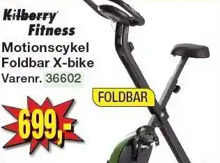 Harald Nyborg KILBERRY FITNESS Motionscykel Foldbar X-bike tilbud