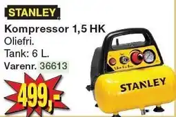 Harald Nyborg STANLEY Kompressor 1,5 HK tilbud