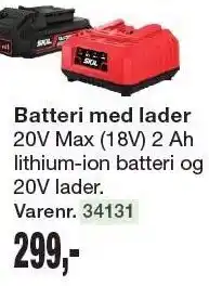 Harald Nyborg SKIL Batteri med lader tilbud