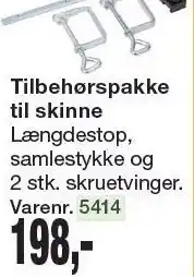 Harald Nyborg Tilbehørspakke til skinne tilbud