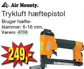 Harald Nyborg AIR MOUNTY Trykluft hæftepistol tilbud