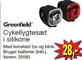 Harald Nyborg Cykellygtesæt i silikone tilbud