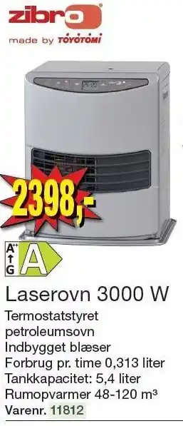 Harald Nyborg Laserovn 3000 W tilbud