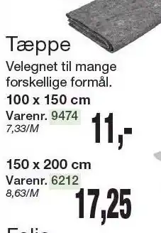 Harald Nyborg Tæppe tilbud