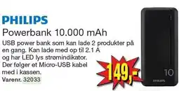 Harald Nyborg Powerbank 10.000 mAh tilbud