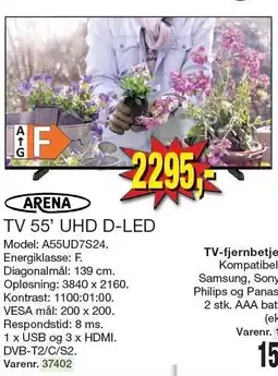 Harald Nyborg TV 55' UHD D-LED tilbud