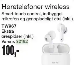 Harald Nyborg Høretelefoner wireless tilbud