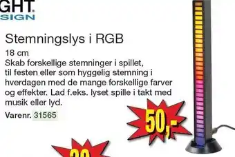 Harald Nyborg Stemningslys i RGB tilbud