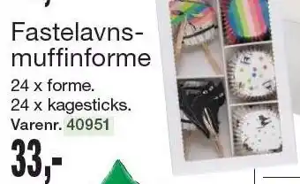 Harald Nyborg Fastelavnsmuffinforme tilbud