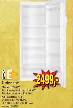 Harald Nyborg Køleskab tilbud
