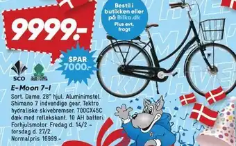 Bilka E-Moon 7-1 tilbud