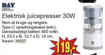 Harald Nyborg Elektrisk juicepresser 30W tilbud