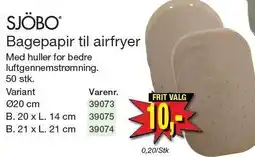 Harald Nyborg Bagepapir til airfryer tilbud