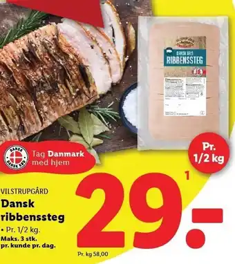 Lidl Dansk ribbenssteg tilbud