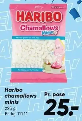 Bilka Haribo chamallows minis tilbud